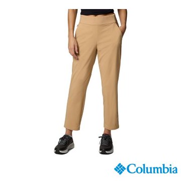 Columbia 哥倫比亞 女款-防曬UPF50防潑長褲-All Seasons-卡其色 UAR36830KI/JF