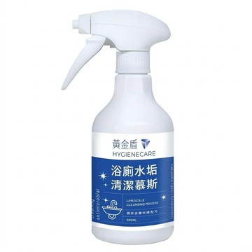 黃金盾 浴廁水垢清潔慕斯  500ml  1罐