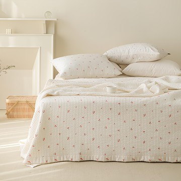 maatila Soft dry系列 棉被兼床墊兩用被  單人 110 x 200cm  Cherry BongBong 米色