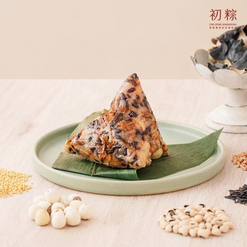 【初粽】【初粽賀年禮盒】養生五穀素粽(6入/盒)(過年/年菜/五穀粽/素粽/南部粽)