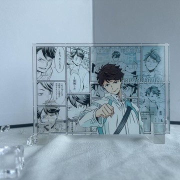 【動漫周邊✅】免運 排球少年及川徹定製高透水晶亞克力磚動漫周邊生日磚高顏值立牌