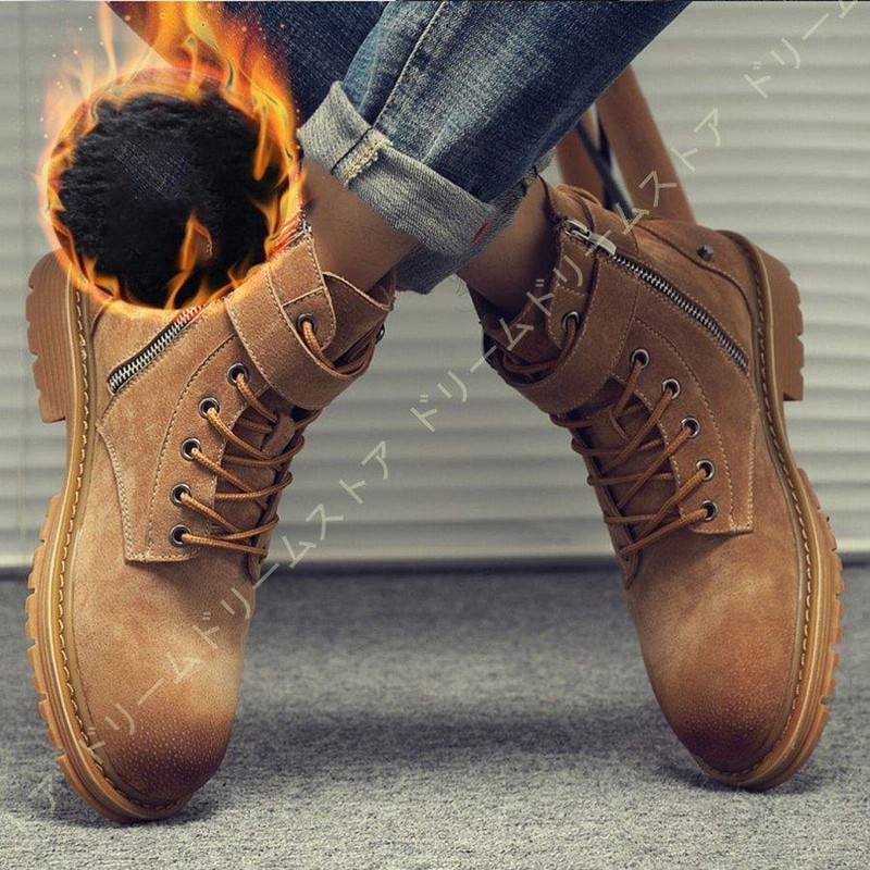 ブーツ メンズ ミリタリー 黒 レースアップ スニーカー スノーブーツ ワークブーツ ショートブーツ 靴 かっこいい オシャレ ヴィンテージ 汚し加工 カジュアル 通販 Lineポイント最大0 5 Get Lineショッピング