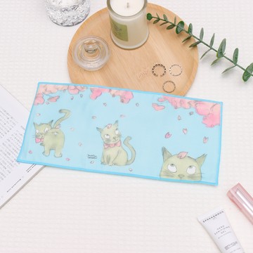 京都鏡面擦拭布-MAKIMICHI-櫻花貓
