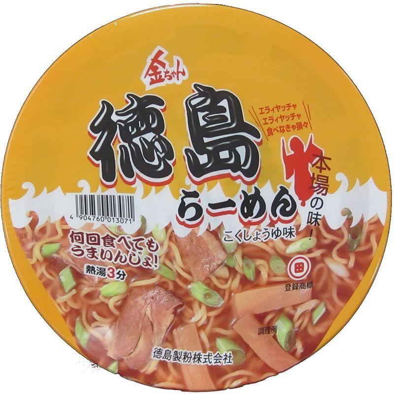 徳島製粉 金ちゃん 徳島ラーメンカップ 102g×12個