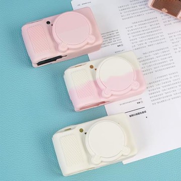 耐影 適用于理光GR3相機包GRIII硅膠套Ricoh gr3簡約保護套GR3X收納包粉色 保護套相機包