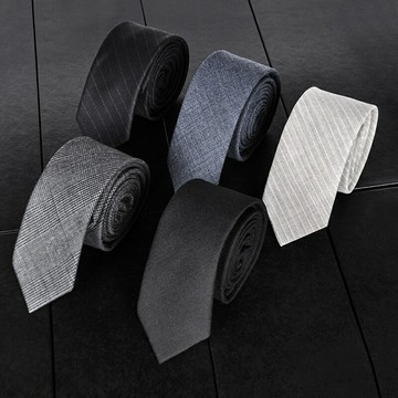 【商務休閒百搭】男士領帶 窄版領帶 韓版領帶 純色領帶 簡約領帶 羊毛材質 商務正裝 日常通勤 多色可選