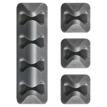 tescoma可黏式桌上型整線器組，含4格款與單格款，固定桌面邊緣  1組