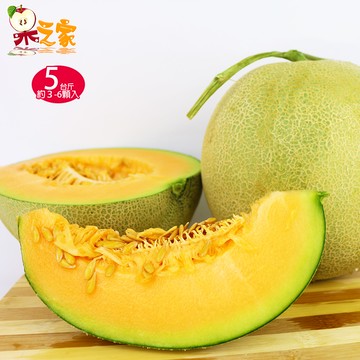 【果之家】台南七股嚴選七股香洋香瓜網紋哈蜜瓜5斤裝