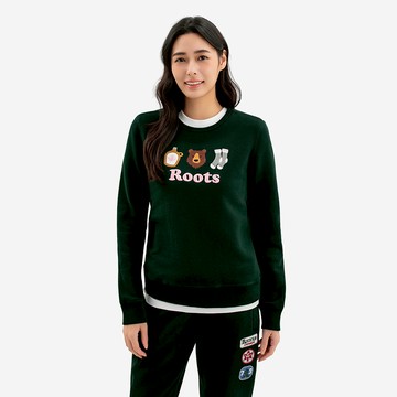 Roots女裝- WINTER WONDER 圓領上衣