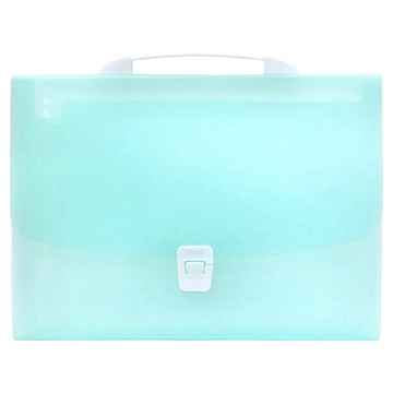 OTO歐迪奧文具 A4 13格手提式風琴文件夾 蒂芬妮綠  1個