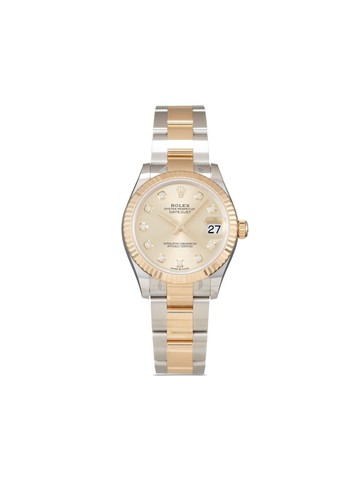 Rolex - 2023 unworn Datejust 31mm - unisex - 18kt Yellow Gold/Sapphire Crystal/stainless steel - One Size