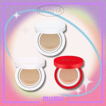 【mumu】正貨🔥Missha 絲絨氣墊 氣墊粉餅 積雪草 紅絲絨氣墊