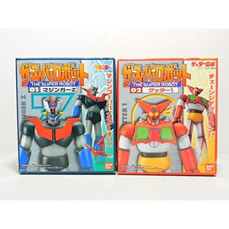 食玩 ザ・スーパーロボット2種マジンガーZ ゲッター1 プラモデル