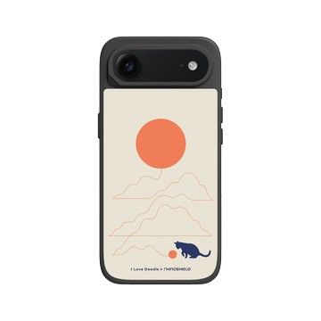 iPhone Air SolidX 黑 - ilovedoodle (Lim Heng Swee) - Cat Landscape - Hairball 貓咪貓球