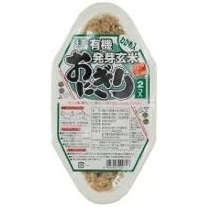 コジマフーズ 有機発芽玄米おにぎり(わかめ入り) 90g×2個入 12個セット 保存用