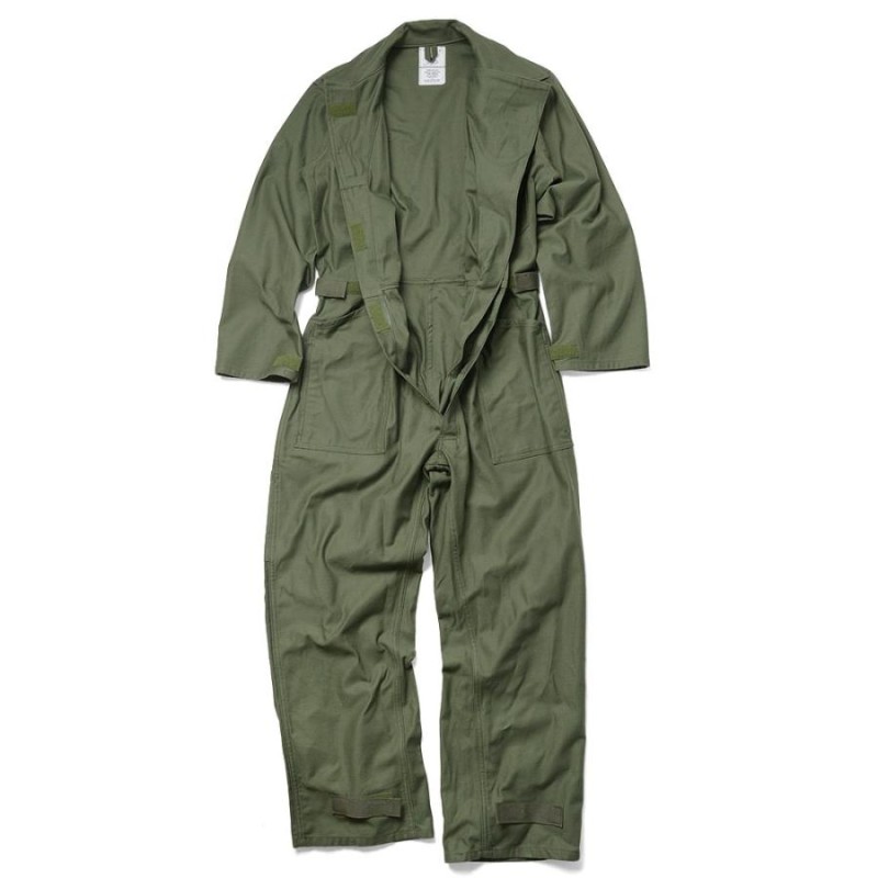 実物 新品 米軍 COTTON SATEEN カバーオール TYPE 1 #2 つなぎ 