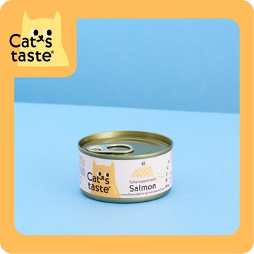 Cat's Taste 吞拿魚三文魚啫喱貓罐