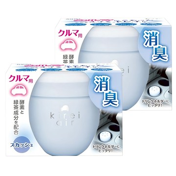 HARUKADO 晴香堂 kirei air 粉彩系列 車用芳香膏 95g  清新蘇打  2盒