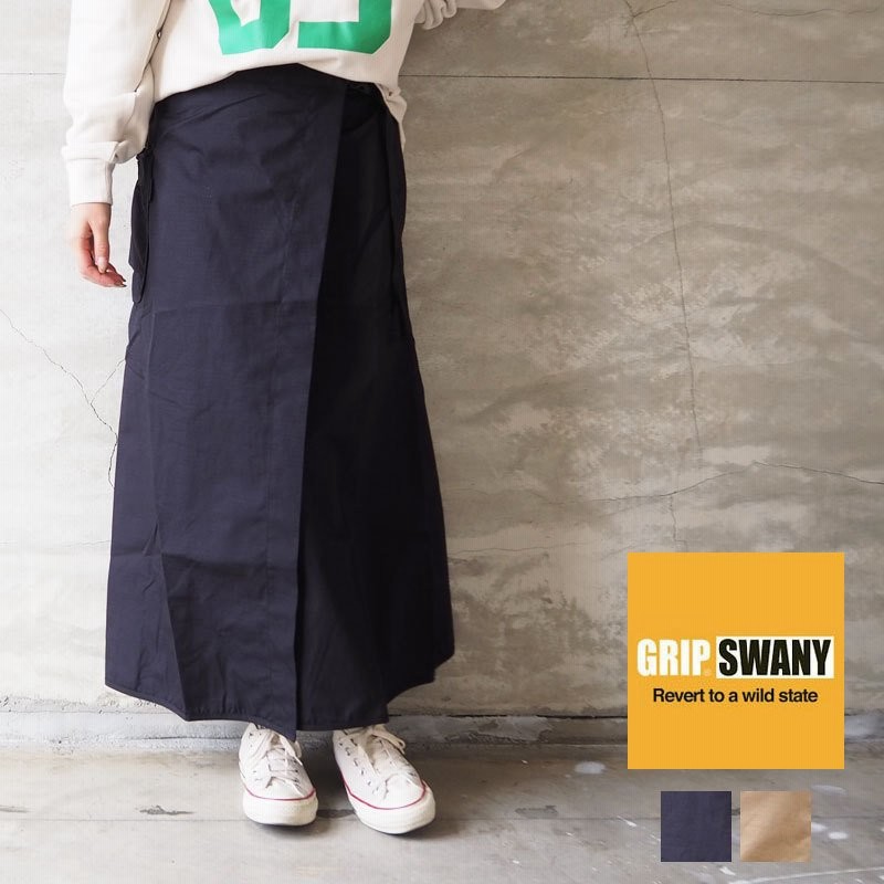 and wander アンドワンダー グリップスワニー エプロン 焚き火-