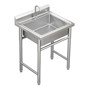 ✅商用不銹鋼水槽單雙三槽帶支架廚房洗菜盆洗手盆洗碗池水池家用[DD160109]