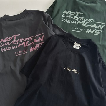 【FJstore】FJ 品牌 I DO ME. SORONA 涼感 短踢 寬鬆 落肩 圓領 短袖上衣 情侶