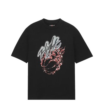 AIR JORDAN TRAVIS SCOTT FLIGHT GRAPHIC TEE BLACK