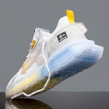 國潮聯名阿甘鞋男新款秋季跑步透氣運動鞋子男潮鞋休閑老爹鞋