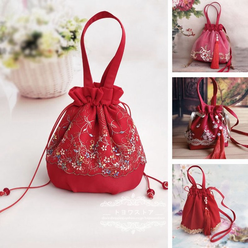 巾着袋 おしゃれ 巾着袋 和柄 巾着袋 浴衣 巾着袋 赤 レッド 厚い 夏祭り バッグ 和装バッグ 花火大会 プレゼント 信玄袋 豪華 花柄 夏着物 浴衣用 ギフト 七夕 通販 Lineポイント最大0 5 Get Lineショッピング