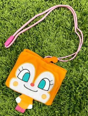 【震撼精品百貨】麵包超人_Anpanman~絨毛造型面紙包附掛繩-小病毒*53496
