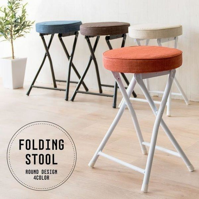 新品 INTERBREED LOGO STOOL スツール 折り畳みチェア イス 木目 折りたたみ スツール 完成品 折りたたみ コンパクト チェア
