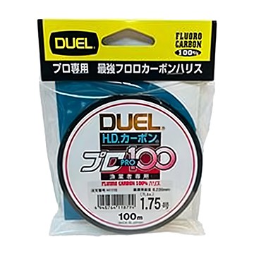 DUEL H.D. CARBON PRO100S 碳纖線 碳素線 卡夢線 子線 前導線 #0.8 H1111 100m 釣魚線  1個