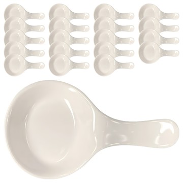 TATUNG 大同磁器 湯筷座20個一組 瓷器湯匙筷子架 簡約餐桌收納  白色  1組