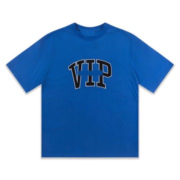 藍色繡花圓領短袖   鉆石3812-1