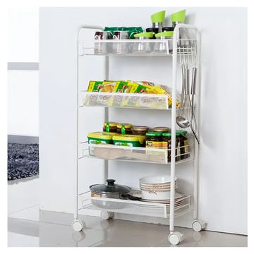 四層置物架 白色 NS 398-HB