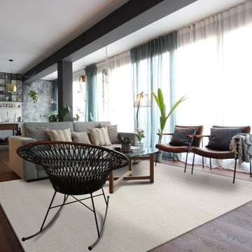 [Fuwaly] 珂拉地毯-160x230cm (客廳地毯 大地毯 短毛地毯 吸音 抗汙 防潑水 素色)