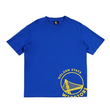 NBA 純色大隊徽 男女 短袖上衣 勇士隊 3625113682