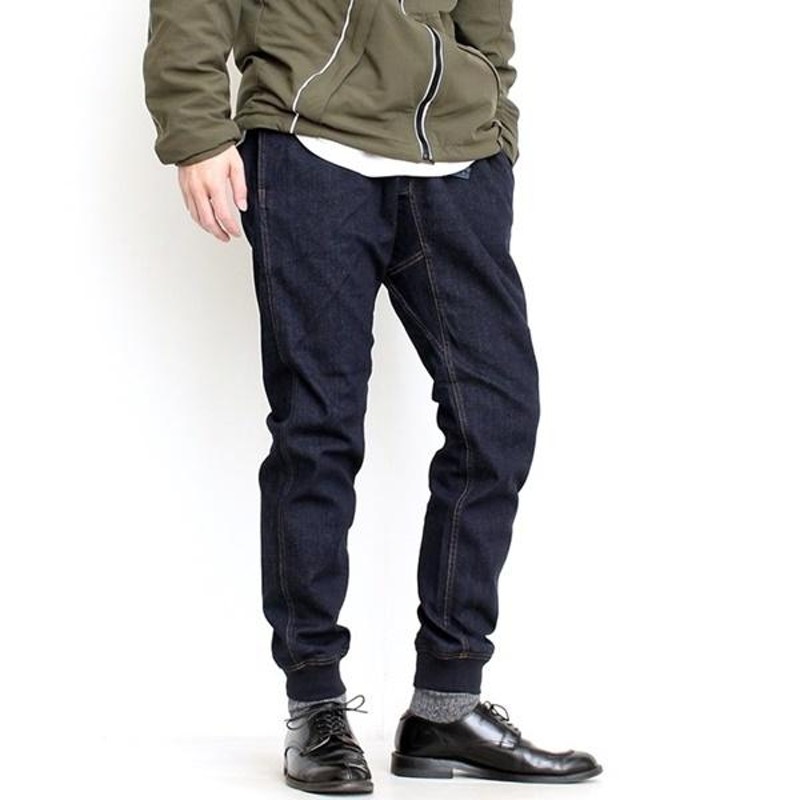 Rokx ロックス MG DENIM WOOD PANT エムジー デニム ウッドパンツ メンズ ブランド ストレッチデニム スリム リブ パンツ  クライミングパンツ (66-rxms191023) | LINEショッピング