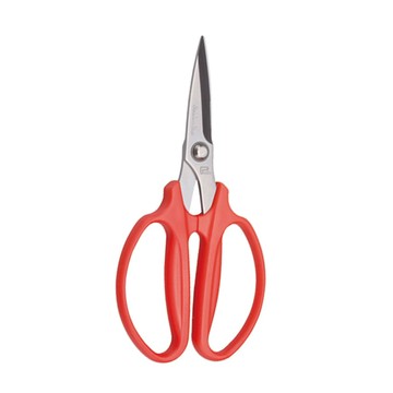 PANRICO 百利世 7吋多用途不銹鋼專業剪刀 可剪1mm以下鋼線 圓形物不滑動  1支  紅色
