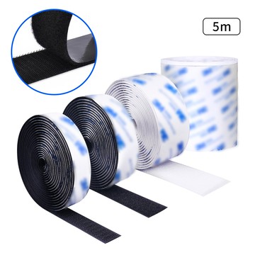 背膠魔鬼氈 【C176】 《勾面+毛面》 總長5米 寬2/5/10cm 魔鬼粘 魔術氈 魔術粘 魔術貼 子母扣 尼龍黏扣帶 魔術扣帶 五金工具