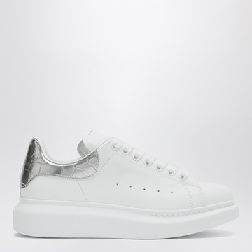 Oversize sneakers white/silver croc