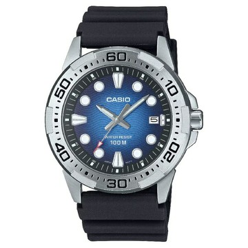 CASIO 卡西歐 MTD-140-2AV  海浪面指針腕錶 樹脂錶帶 藍  43.7mm ｜樂天全館特惠中★指定刷卡回饋10%