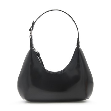 By Far - Black Leather Baby Amber Shoulder Bag
