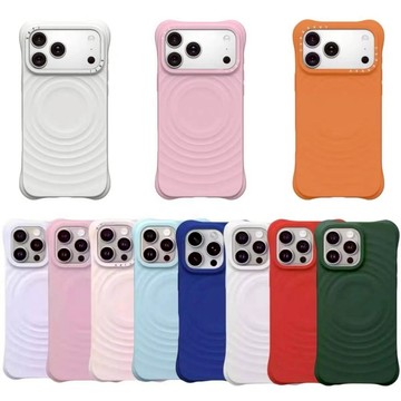 水波紋手機殼 波漾 液態矽膠 iPhone 17 16 15 14 13 Pro Max 磁吸 四角防摔 蘋果保護殼