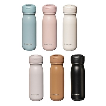 【H&R安室家】SITARAYURI 便攜雙飲304不鏽鋼保溫瓶527ml(H84)