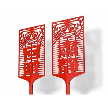 趣味搞怪蒼蠅拍(2入) 隨機出貨【小三美日】