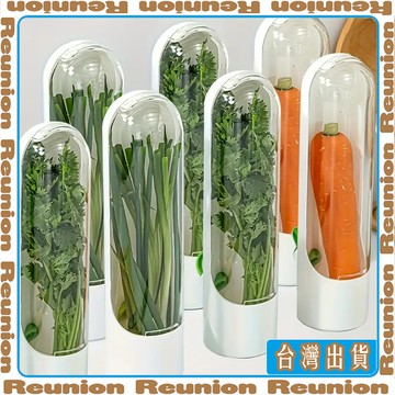 🏠臺灣出貨🏠Reunion✔新款香草保鮮盒蔬菜儲存器香草保鮮杯   跨境 筍竹高顏值保鮮器