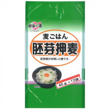 （代引不可）日本精麦 胚芽押麦 (45g×12)×6