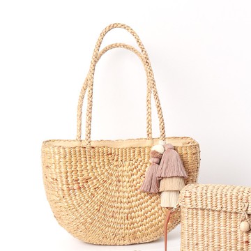 半月形包  單肩包  手提包女士包  帶免費流蘇絨球