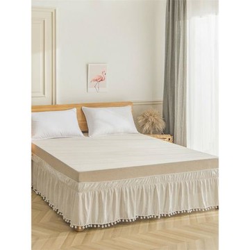 歐式花邊床裙不帶床面松緊酒店床圍裙單件公主風遮丑防滑床笠罩