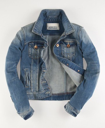Superdry Women's Women's Blue Jeans Jacket - Size: L